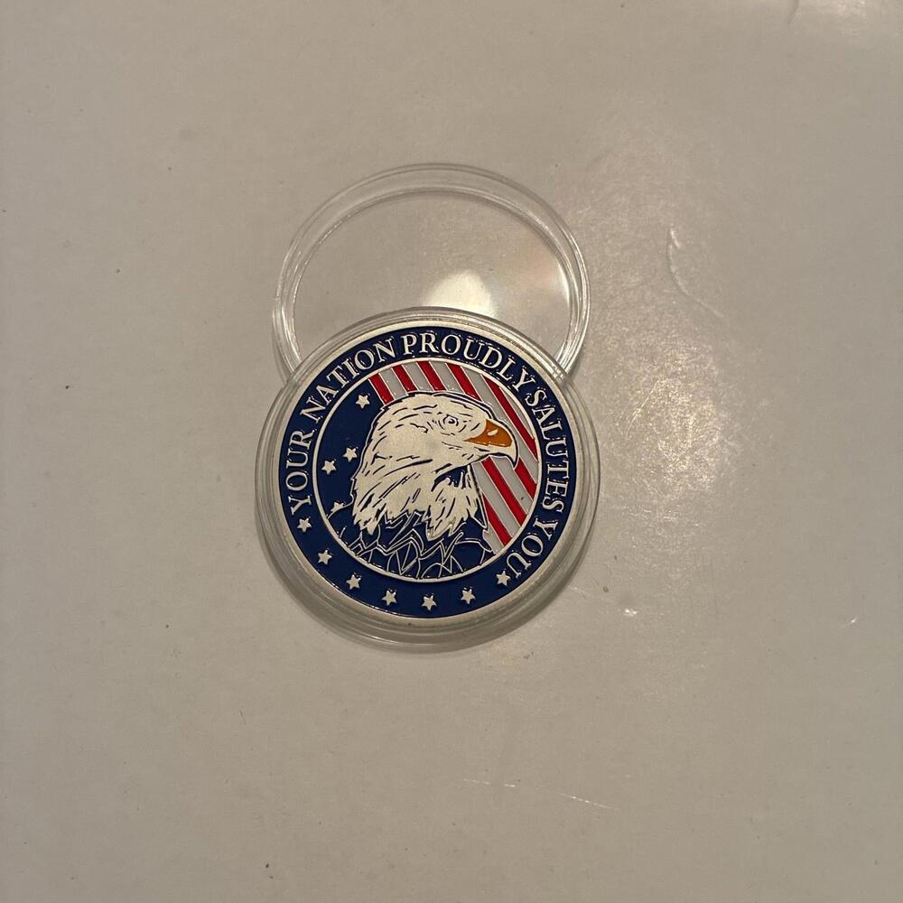 Grateful Nation Never Forget POW/MIA Challenge Coin